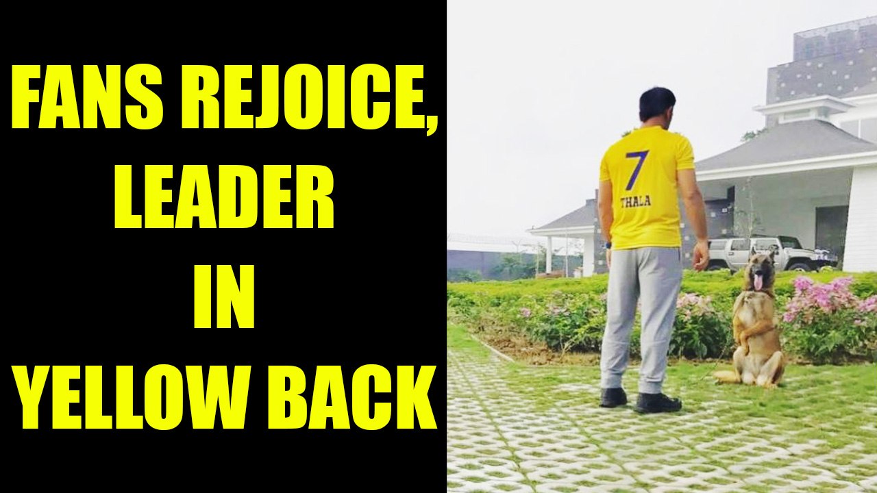 MS Dhoni to lead Chennai team, sport yellow again | Oneindia News