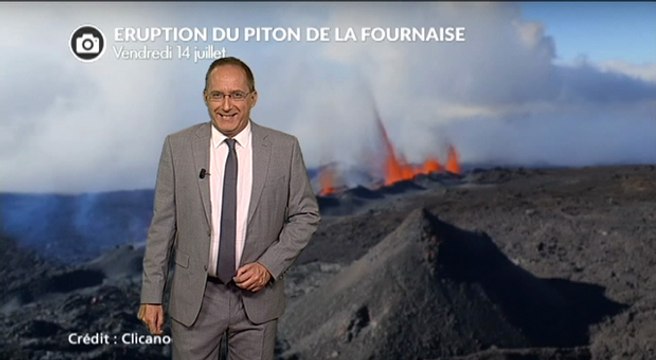 Spectaculaire éruption du Piton de la Fournaise à la Réunion