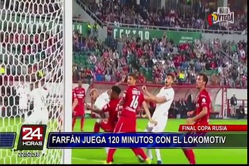 Jefferson Farfán disputó la Supercopa de Rusia con Lokomotiv