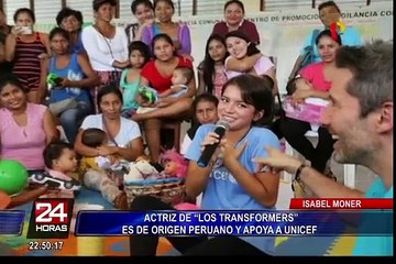 Isabela Moner, actriz de “Transformers”, llegó al Perú para apoyar a Unicef