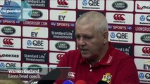 Warren Gatland discusses Lions team for second All Blacks Test