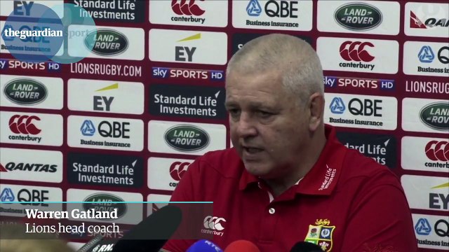 Warren Gatland discusses Lions team for second All Blacks Test