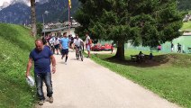 PAROLO CORRE AL LAGO IN SOLITARIA - AURONZO 15 LUGLIO 2017