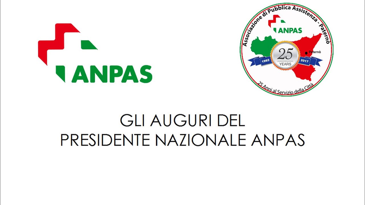 Fabrizio Pregliasco auguri alla Pubblica Assistenza Paternese
