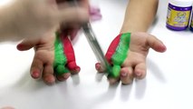 Apprendre les couleurs avec pied pour enfants les tout-petits doigt la famille chanson garderie rimes bébé corps