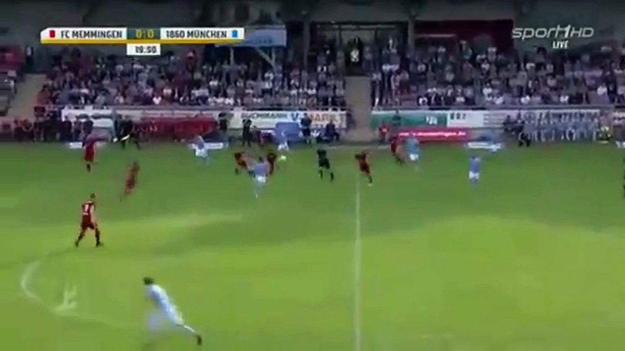 Memmingen 0:1 Munich 1860 (German Regionalliga (Bavaria) 14 July 2017)