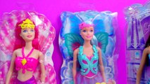 Poupées Robe facile Fée Conte de fée sirène Princesse jouet vers le haut en haut vidéo 3 barbie cookieswirlc unbox