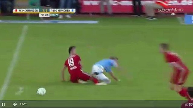 Memmingen 1:4 Munich 1860 (German Regionalliga (Bavaria) 14 July 2017)