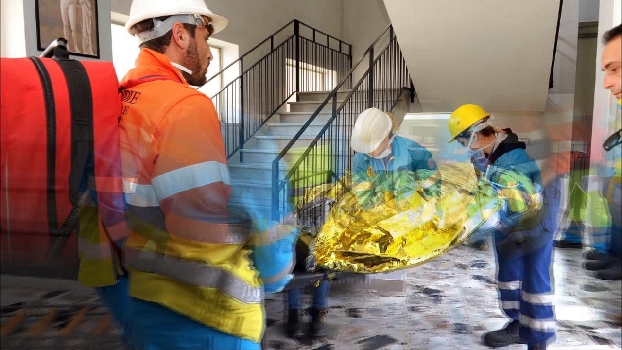 Esercitazione di Maxi-Emergenza a Paternò: Scuole Sicure 2015