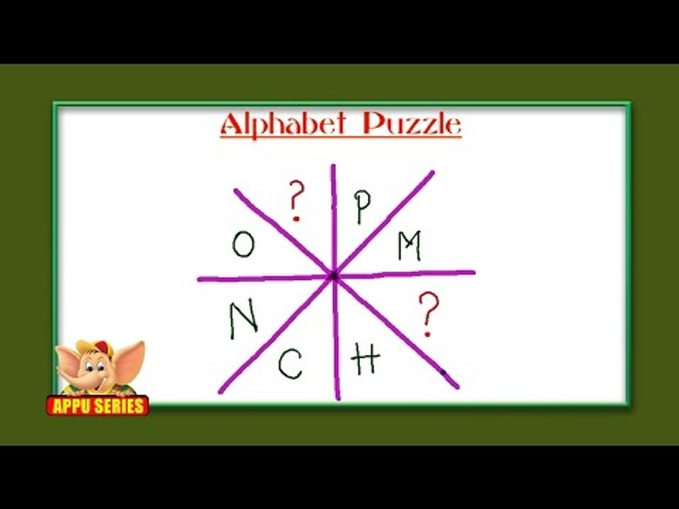 Test Your IQ - Find The Missing Letters