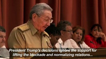 Trump stance a 'setback' in US-Cuba relations: Castro