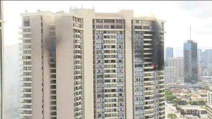 At least 3 dead, 12 injured in Hawaii tower block blaze