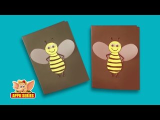 Arts & Crafts - Learn to Make a Honey Bee Greeting Card