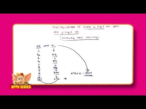 Multiply two digit even number with two digit odd Number - Math Trick