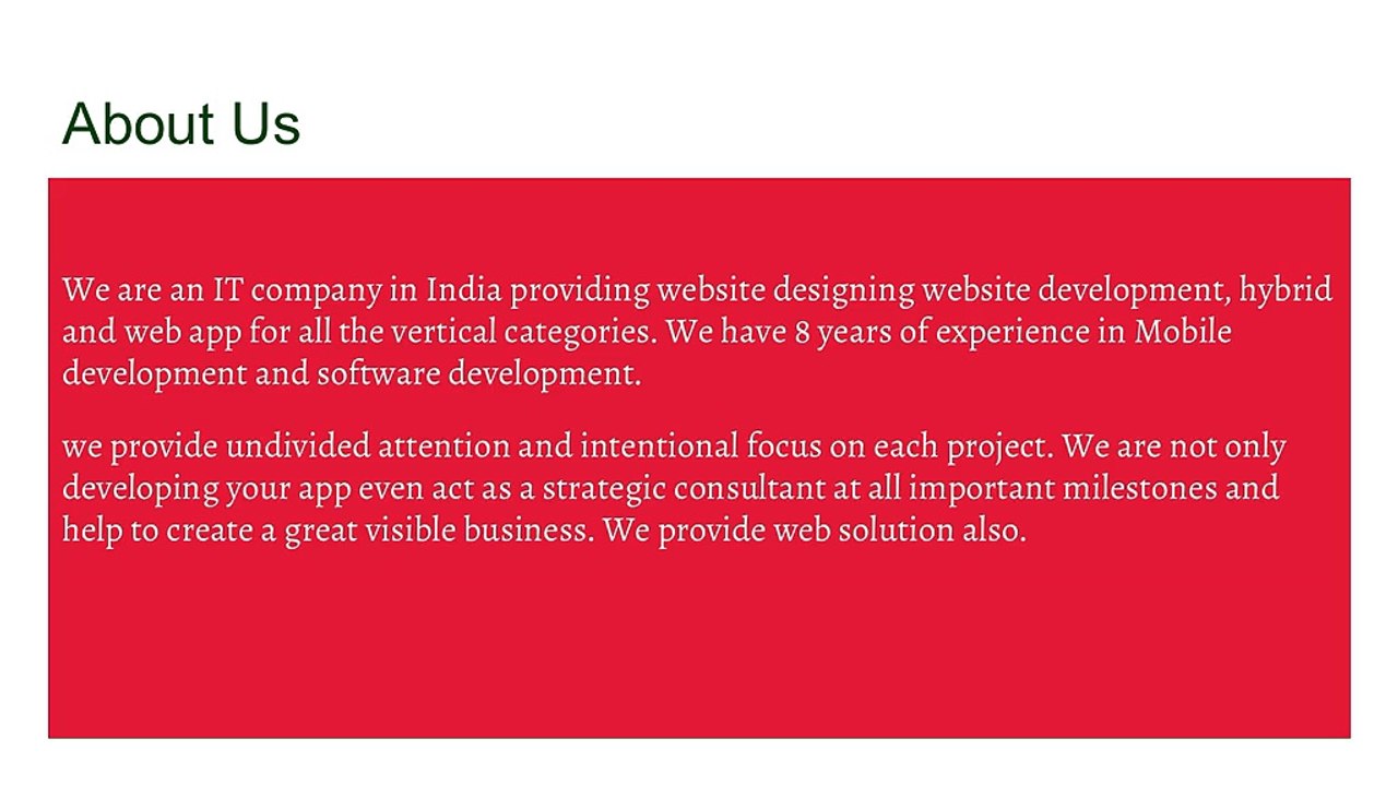 web services in India