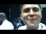 robert garcia son on being in a 100% mexican crowd wearing argentina flag