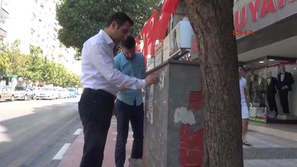 Manisa'daki Elektrik Panolarına, 15 Temmuz Şehitlerin Fotoğrafları Asıldı