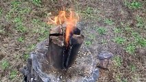 How to Set Fire to Your Backyard....with a Swedish Fire Torch