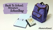 Back To School; Miniature roll up Pencil Pouch & Ruler - Fabric/wood tutorial