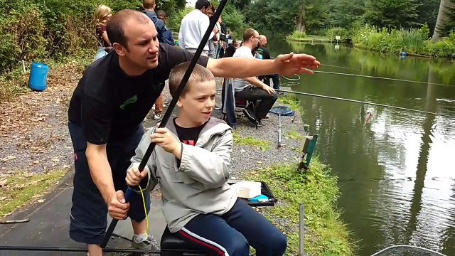 Journée de pêche solidaire au club de pêche de Jaunay-clan à Péruwelz
