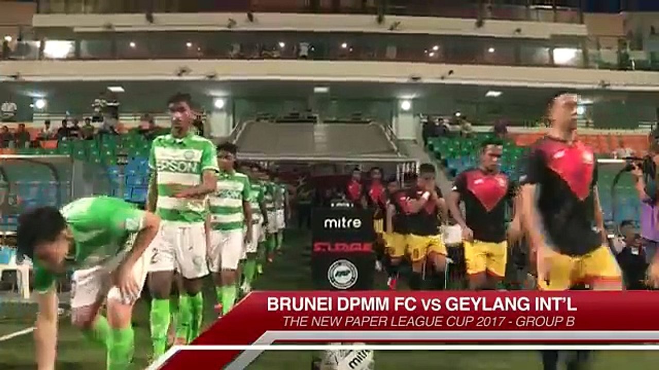 Brunei DPMM 3:3 Geylang International	(Singapore League Cup 14 July 2017)
