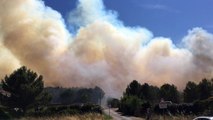 Départ de feu à Saint-Cannat, des habitants évacués