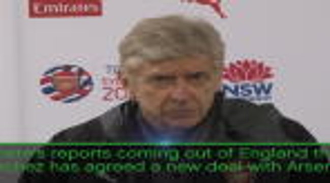 Wenger denies reports that Sanchez has agreed new Arsenal deal