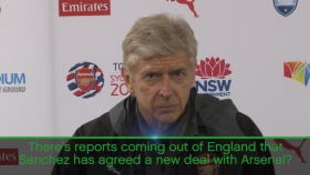 Wenger denies reports that Sanchez has agreed new Arsenal deal