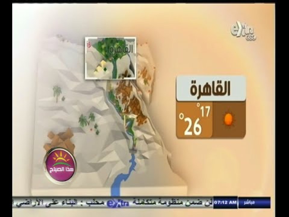 #هذا_الصباح | طقس اليوم معتدل على الوجه البحري...