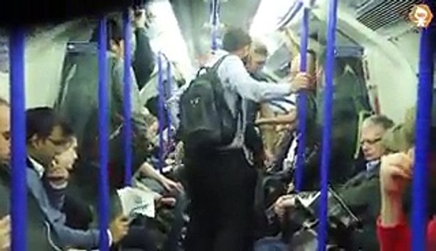 What a Muslim Did When Beautiful Girl Harassed By A Man in Train