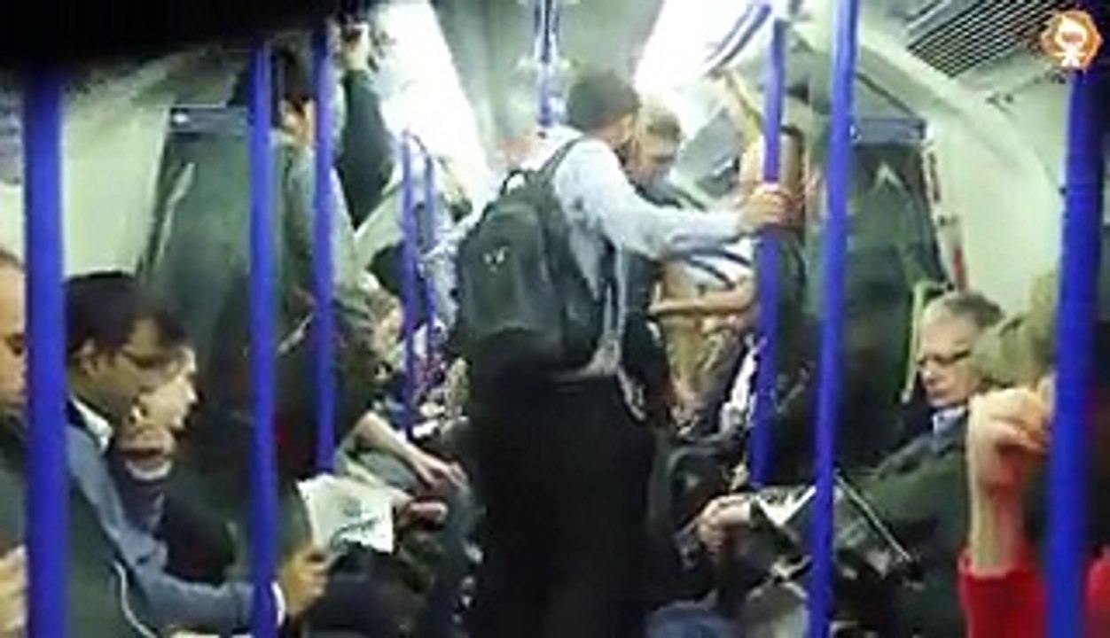 What a Muslim Did When Beautiful Girl Harassed By A Man in Train