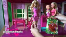Б б б б б б Мини ДЛЯ ФУРШЕТА мультфильм девочек куклы детей серия 33 штеффи оставила на барби малышку