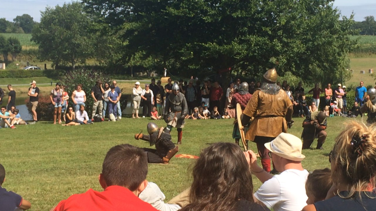 Reconstitution d'une bataille médiévale