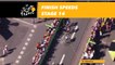 Vitesses à l'arrivée / Finish speeds - Étape 14 / Stage 14 - Tour de France 2017