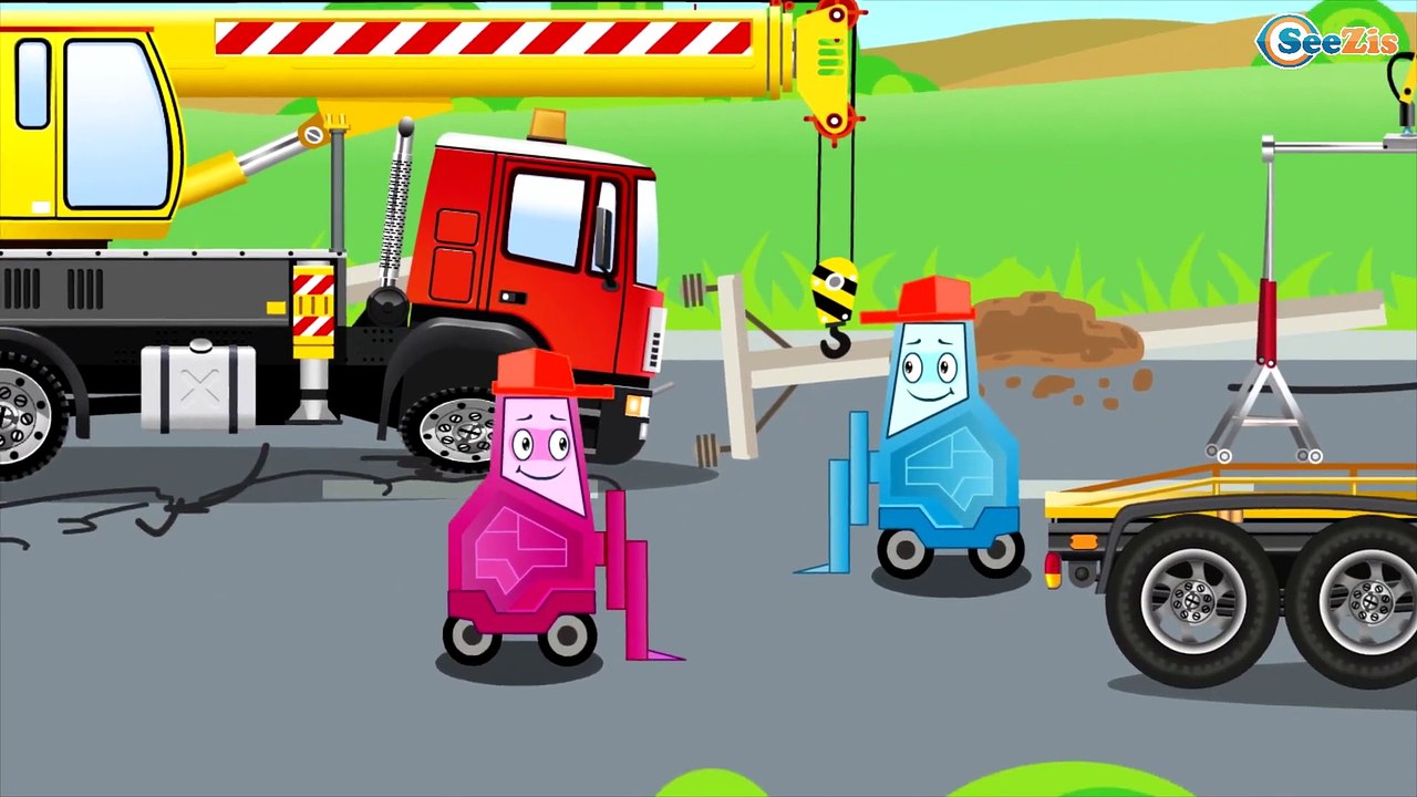 New Cement Mixer Truck - Car Construction - Real Trucks For Children