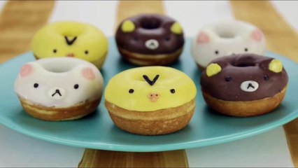 Una y una en un tiene una un en y arcilla rosquilla en en polímero Rilakkuma |