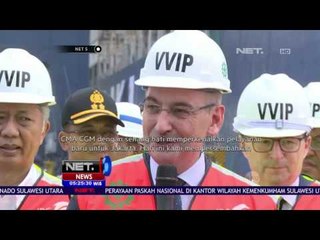 Kapal Kontainer Terbesar Merapat ke Pelabuhan Tanjung Priok Jakarta dan Layani Rute ke AS - NET5