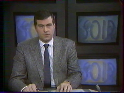 FR3 - 8 Février 1988 - Fin Soir 3, météo, pubs, teaser, générique Océaniques