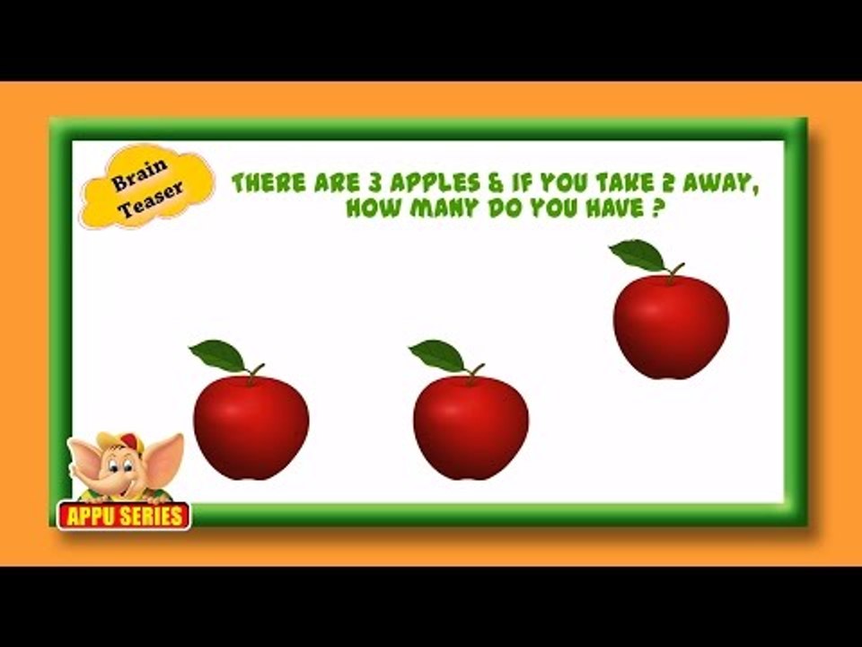 Brain Teaser - Tricky Apples