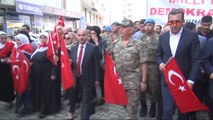 Şırnak'ta 15 Temmuz Için Polis, Asker ve Halk Kol Kola Yürdü