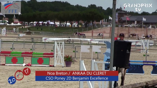 CSO Poney 2D Benjamin Excellence FFE