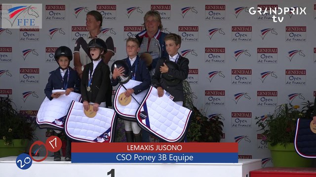 CSO Poney 3B Equipe FFE