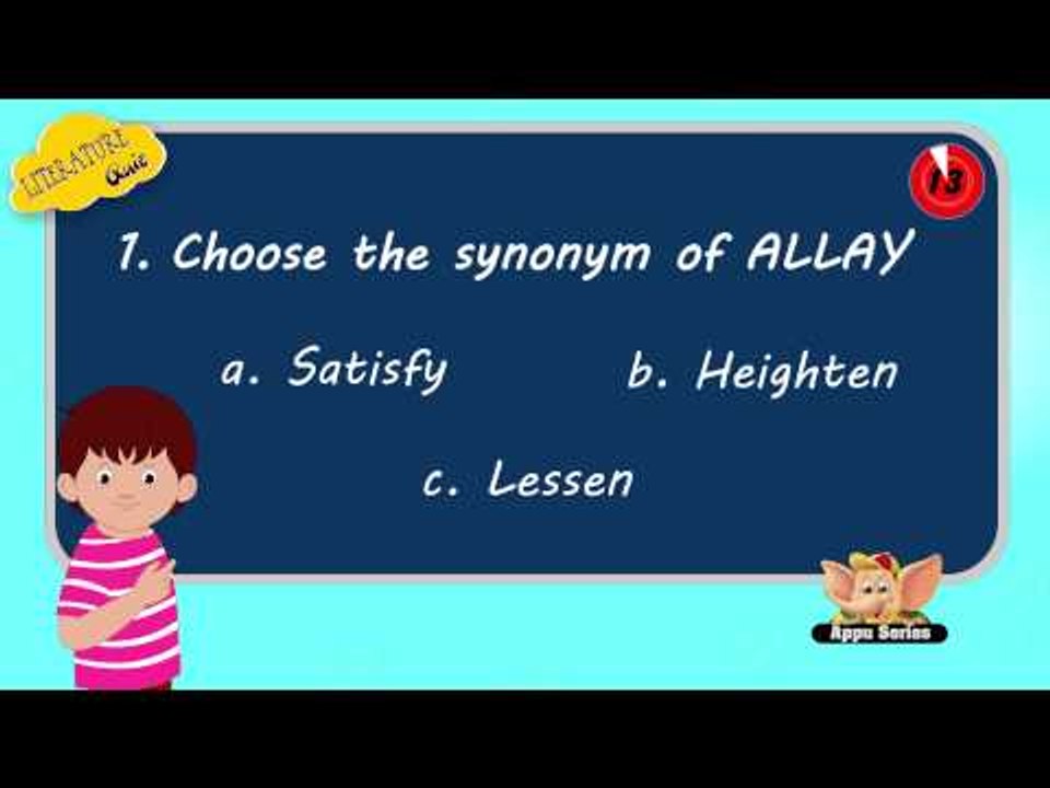 Literature Quiz - interactive