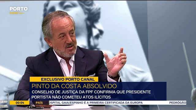 Conselho de Justiça da FPF confirma que Pinto da Costa não cometeu atos ilícitos