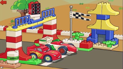 Coches dibujos animados Juegos relámpago carrera Mcqueen vs francesco bernoulli final mcqueen disney fo