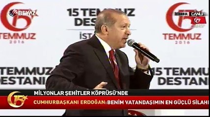 Cumhurbaşkanı Erdoğan: Bu millete kim zincir vurabilir?