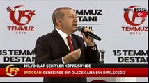 Cumhurbaşkanı Erdoğan: Kontrollü darbe demek şehitlere hakarettir