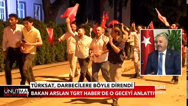 Bakan Arslan TGRT Haber'de O Geceyi Anlattı - 15 Temmuz Destanı Özel Yayını