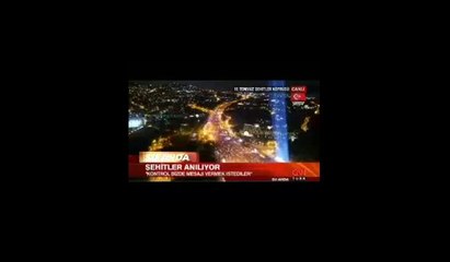 Cumhurbaşkanı Erdoğan Şehitler Köprüsü’nde konuştu