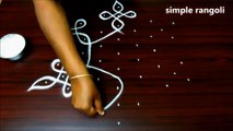latest sikku kolam designs with 9 dots __ simple rangoli designs __ melika muggulu designs with dots